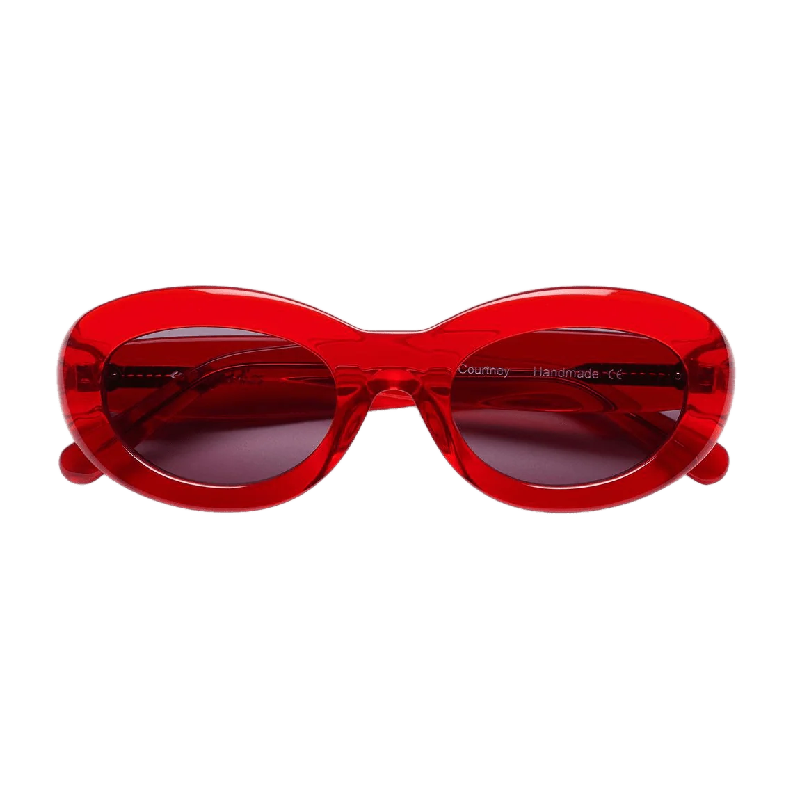 Courtney / Transparent Red