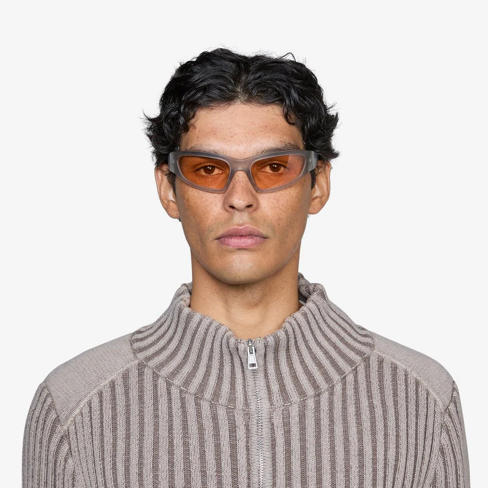 Crow / Matt Grey & Orange Solid Lens - Image 3