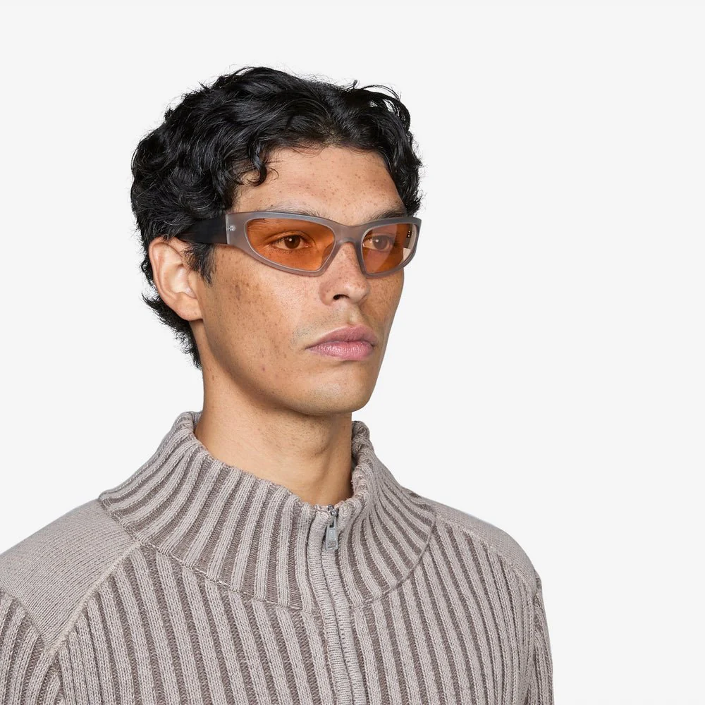 Crow / Matt Grey & Orange Solid Lens - Image 4