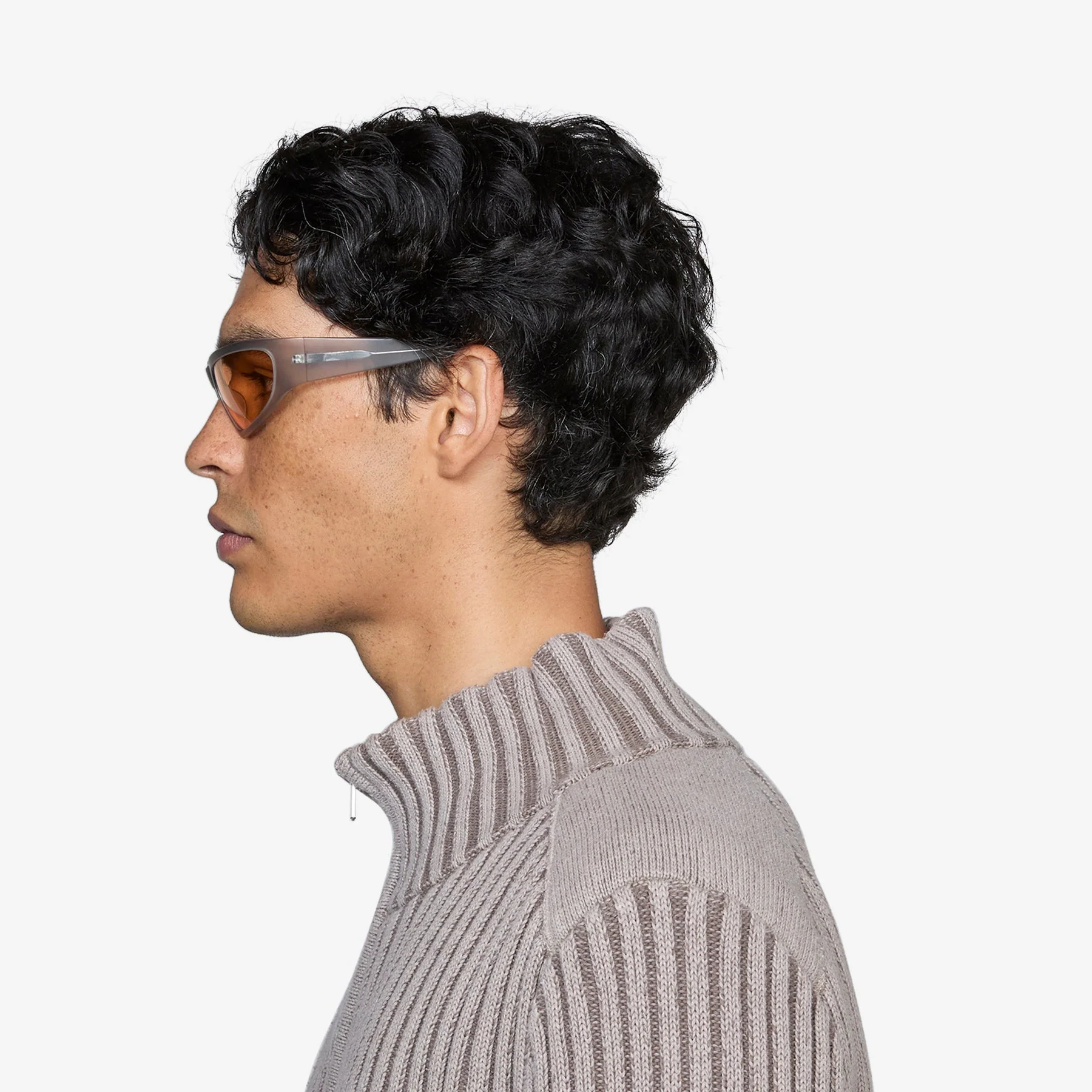 Crow / Matt Grey & Orange Solid Lens - Image 5
