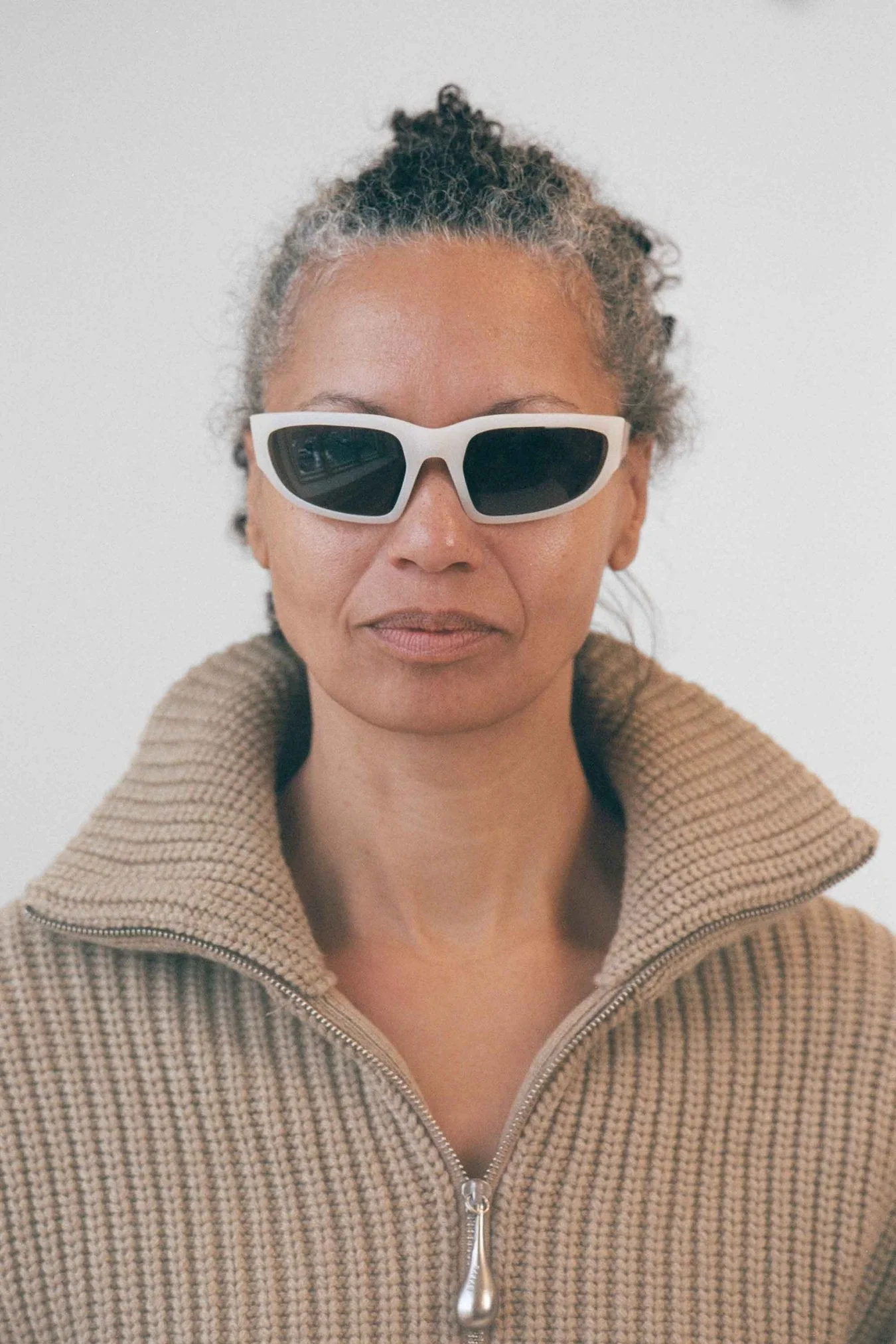 Crow / Matt Pearl & Brown Solid Polarised Lens - Image 3