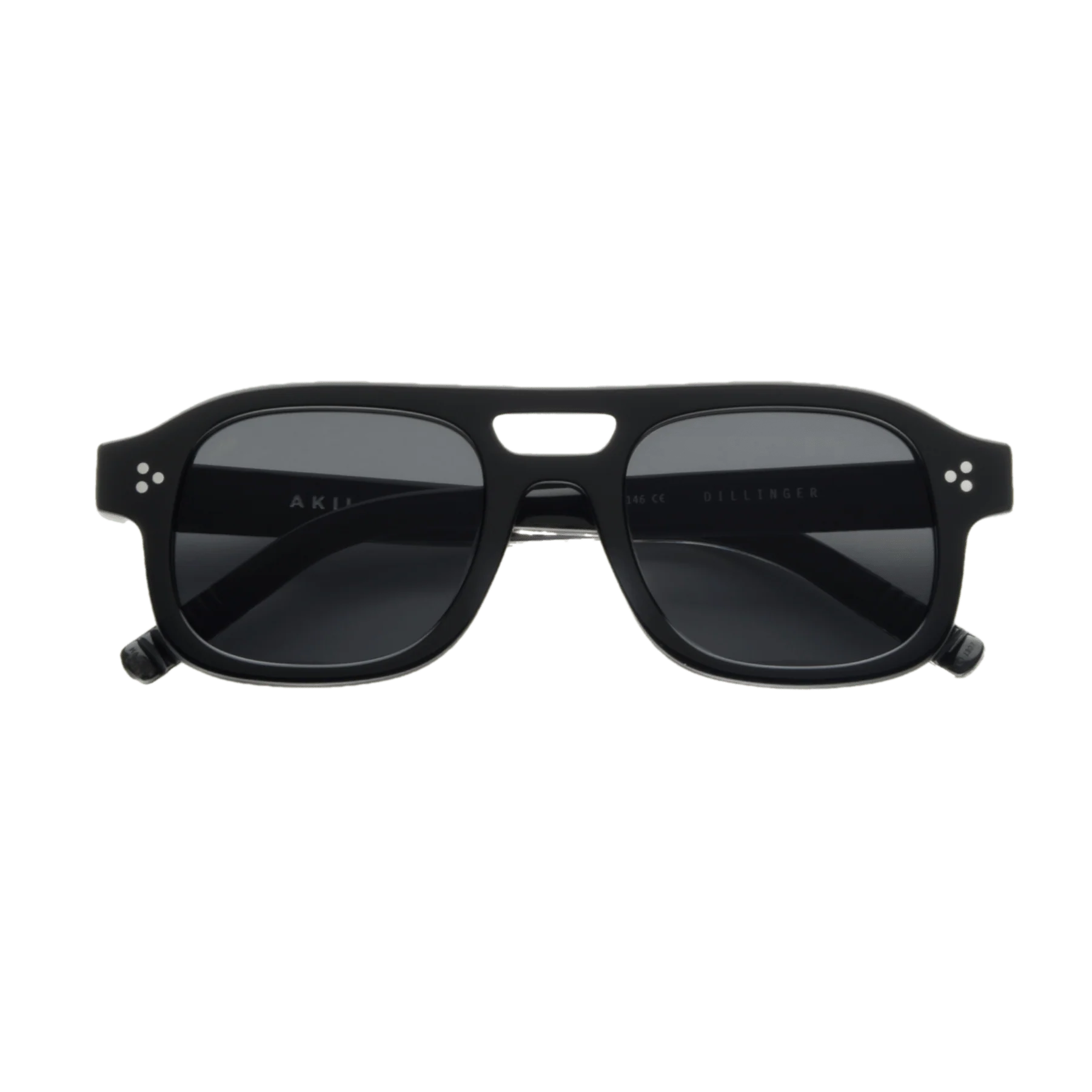 Dillinger / Black Acetate & Black Lens