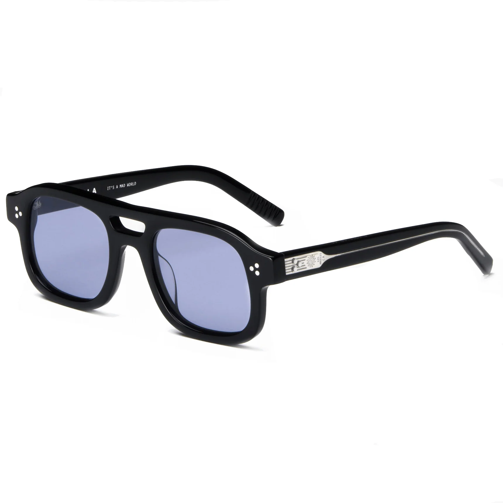 Dillinger / Black Acetate & Lavender Lens - Image 2