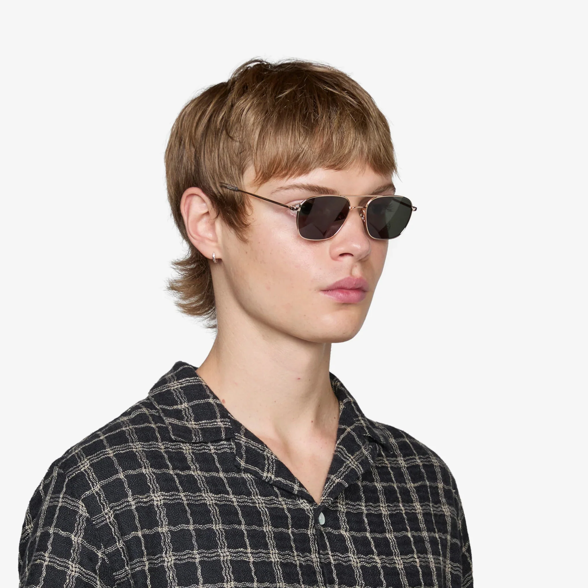 Dion / Gold Metal & Green Solid Lens - Image 4