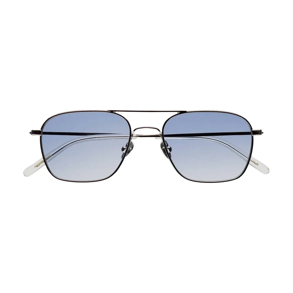 Dion / Silver Metal & Blue Gradient Lens
