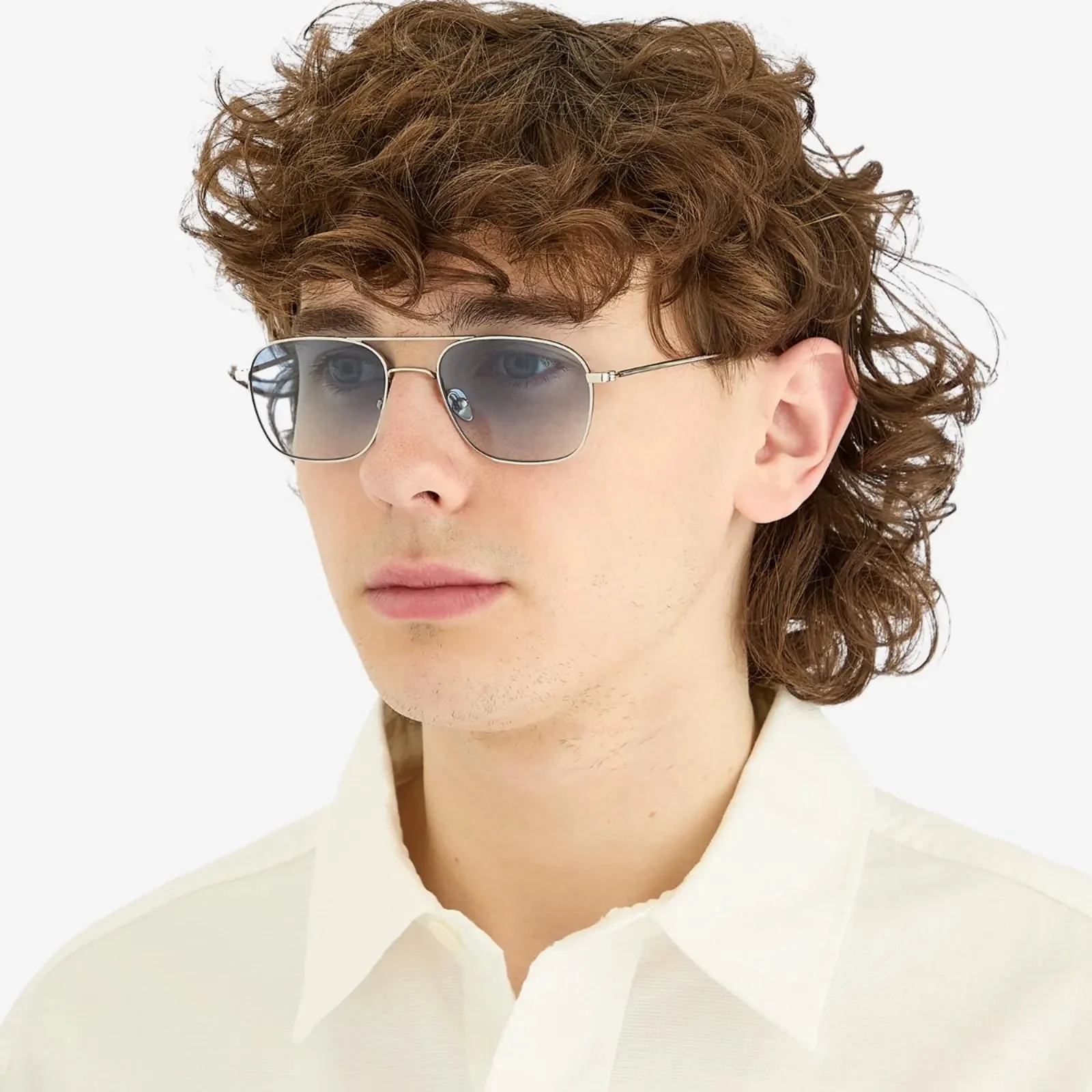 Dion / Silver Metal & Blue Gradient Lens - Image 3
