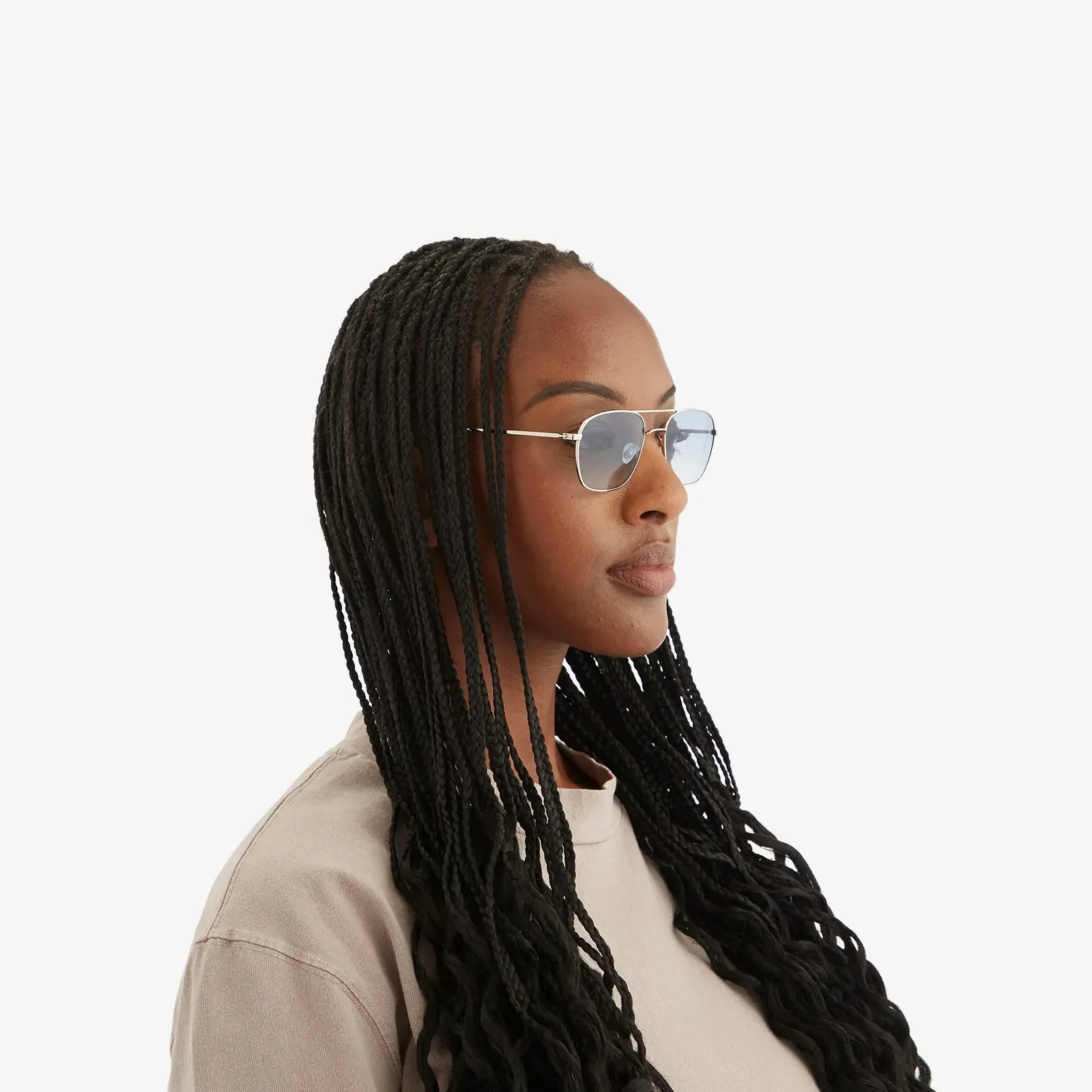 Dion / Silver Metal & Blue Gradient Lens - Image 4