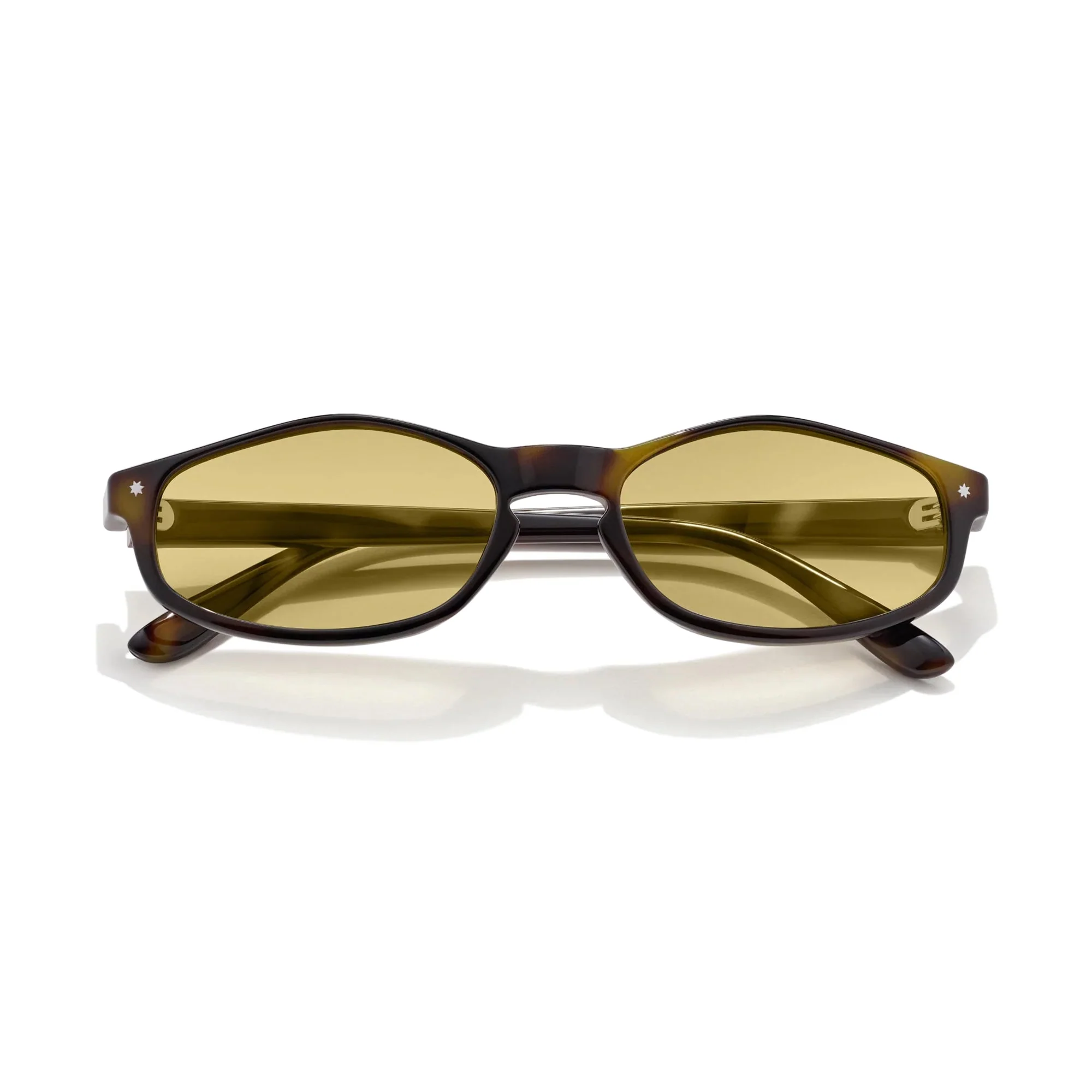 Dove / Mustard Tortoiseshell & Caper Lens