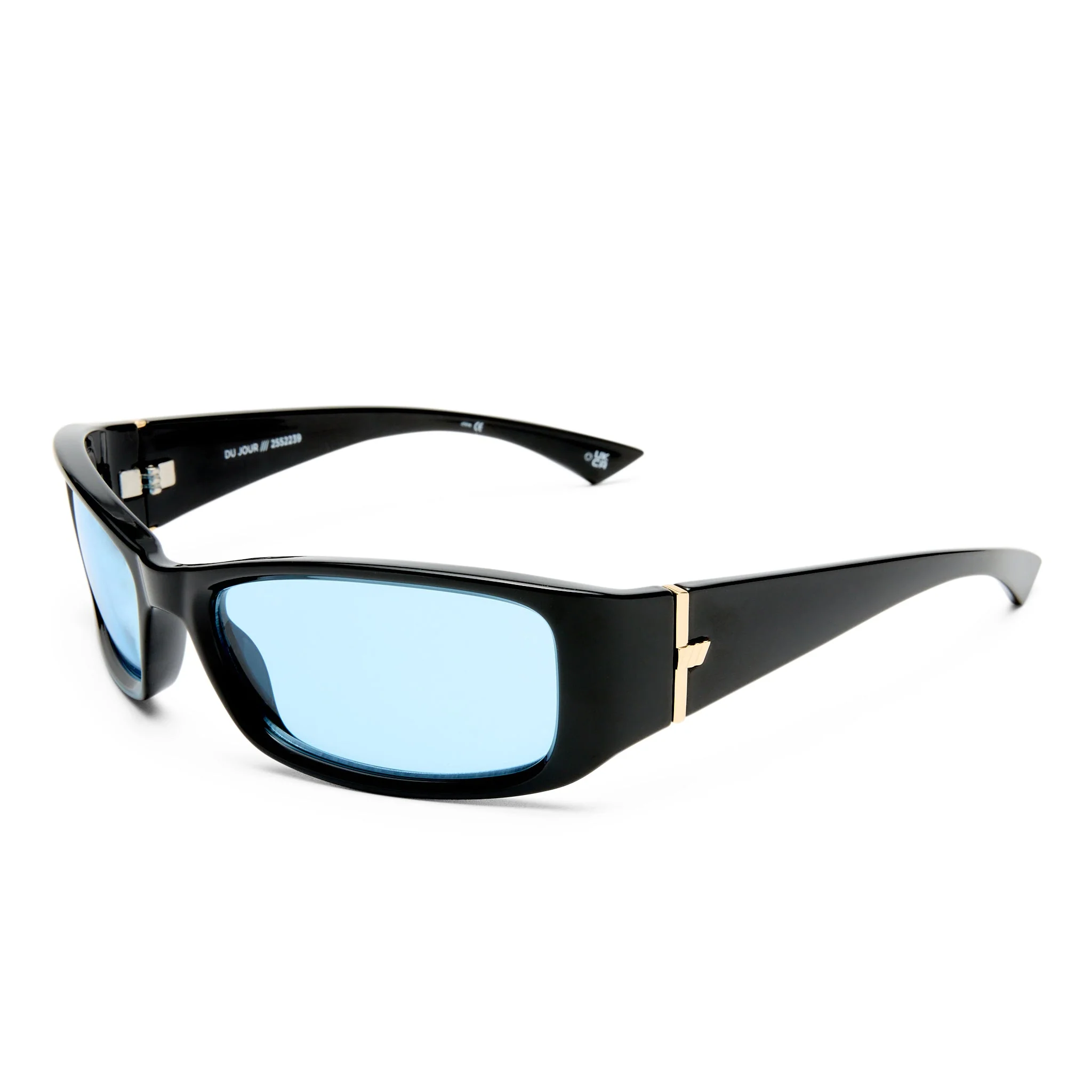 Du Jour / Black & Sky Blue Lens - Image 2