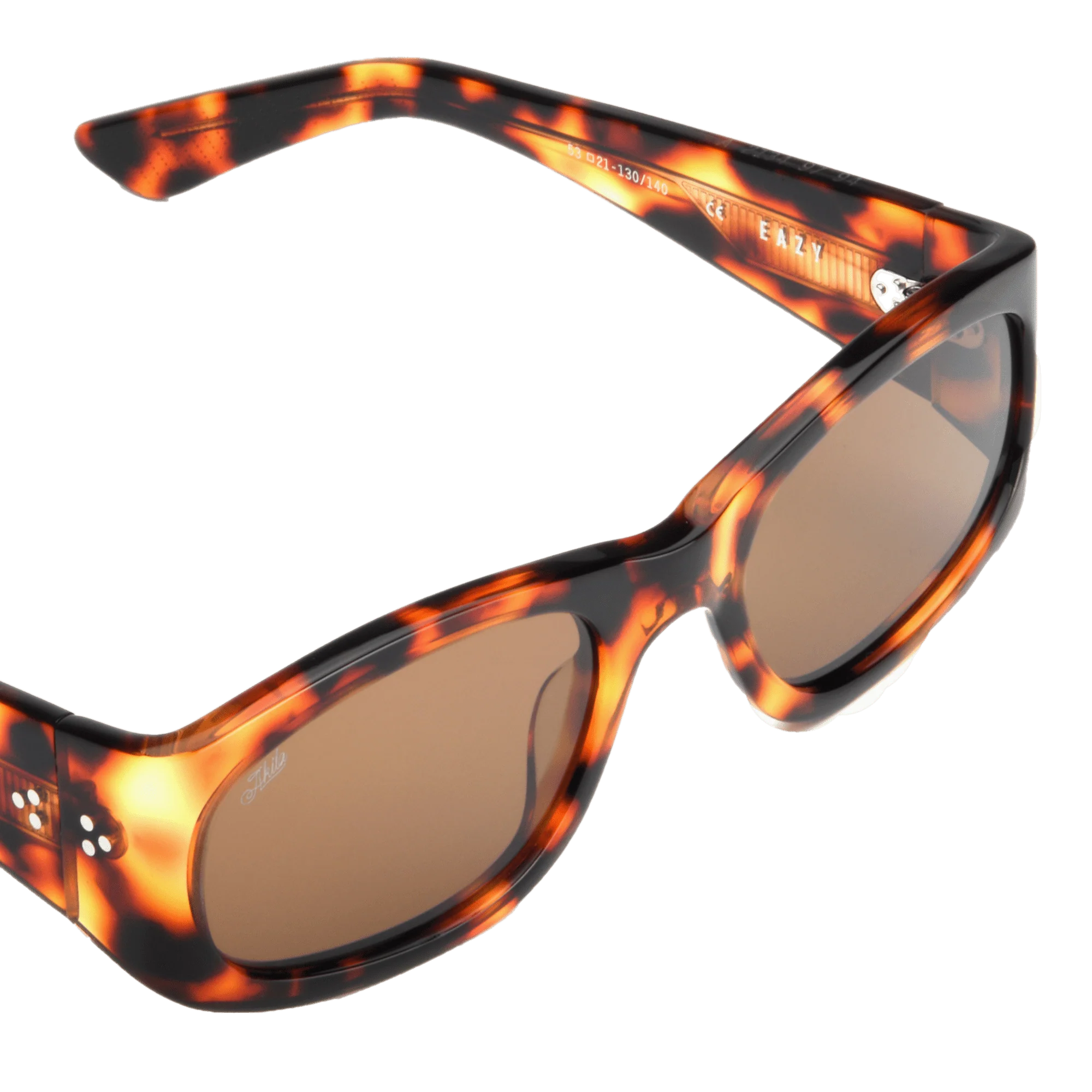 Eazy / Red Havana Acetate & Brown Lens - Image 3