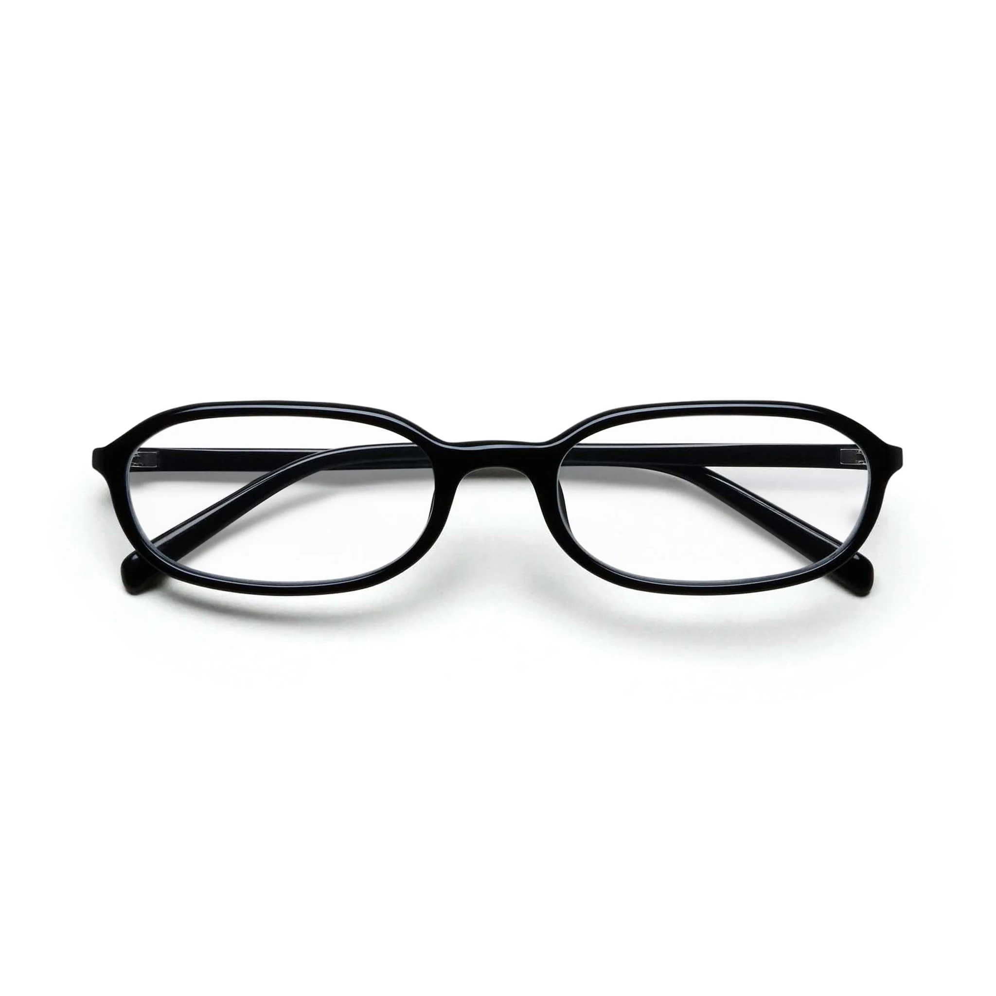 Edith Optical / Black Acetate & Clear Lens