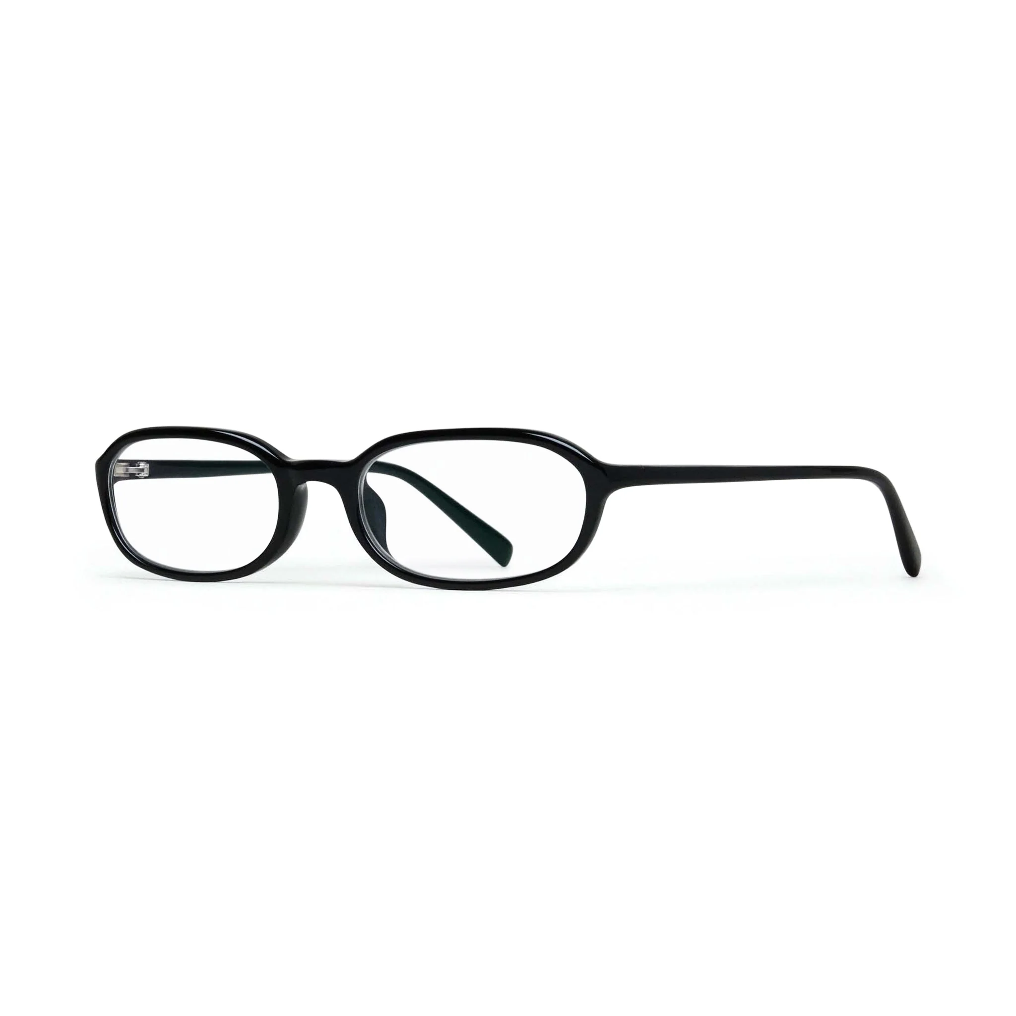 Edith Optical / Black Acetate & Clear Lens - Image 2