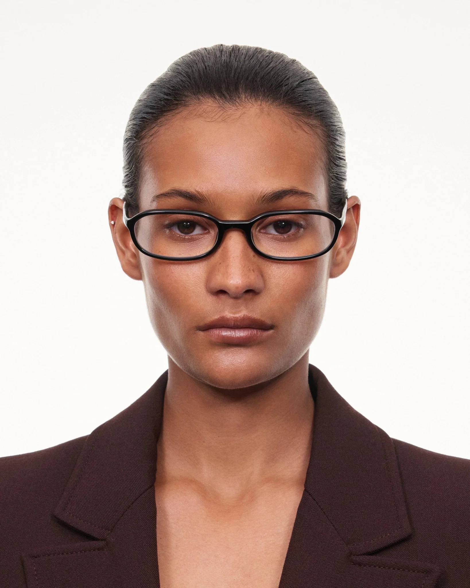Edith Optical / Black Acetate & Clear Lens - Image 4