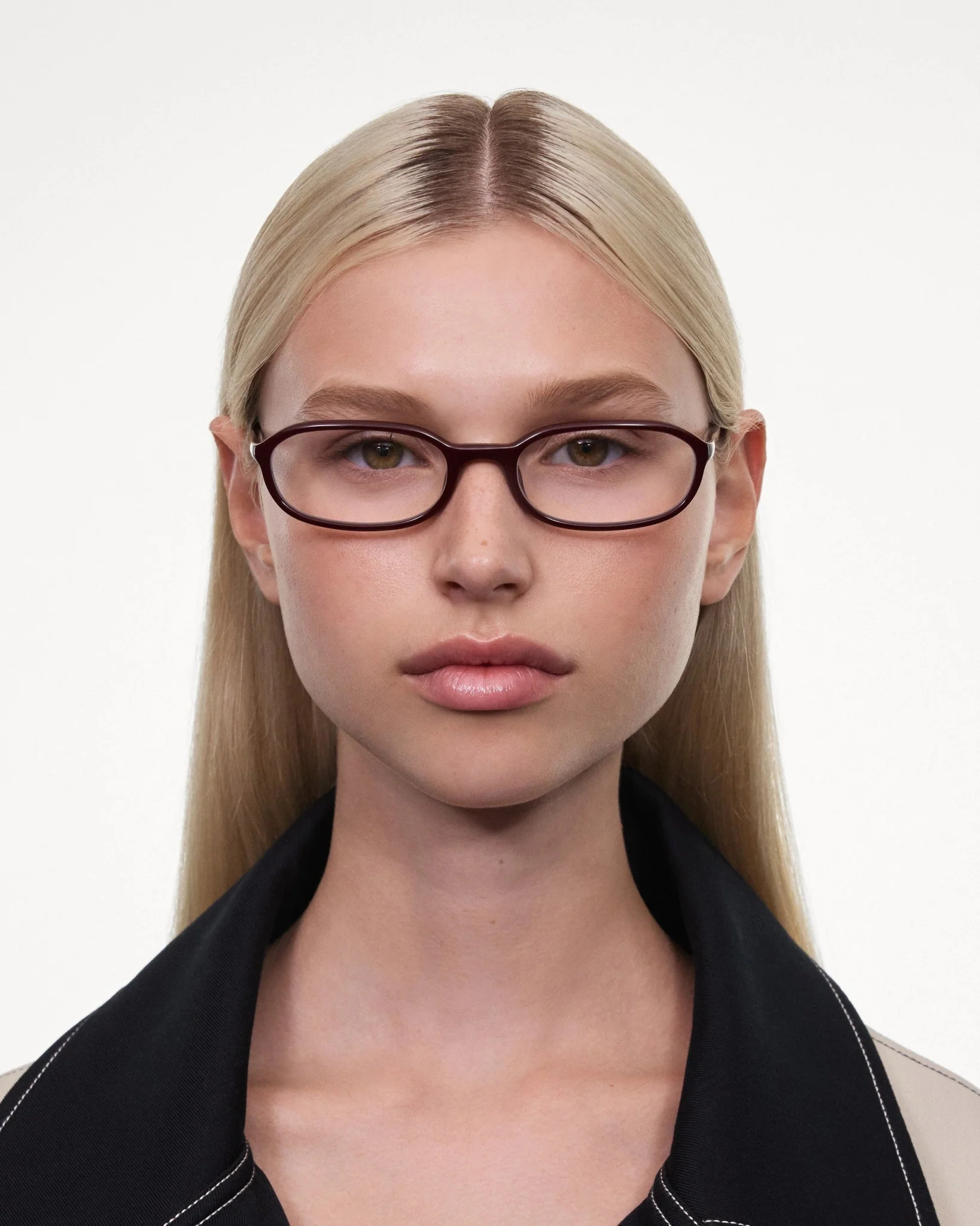Edith Optical / Burgundy Acetate & Clear Lens - Image 4