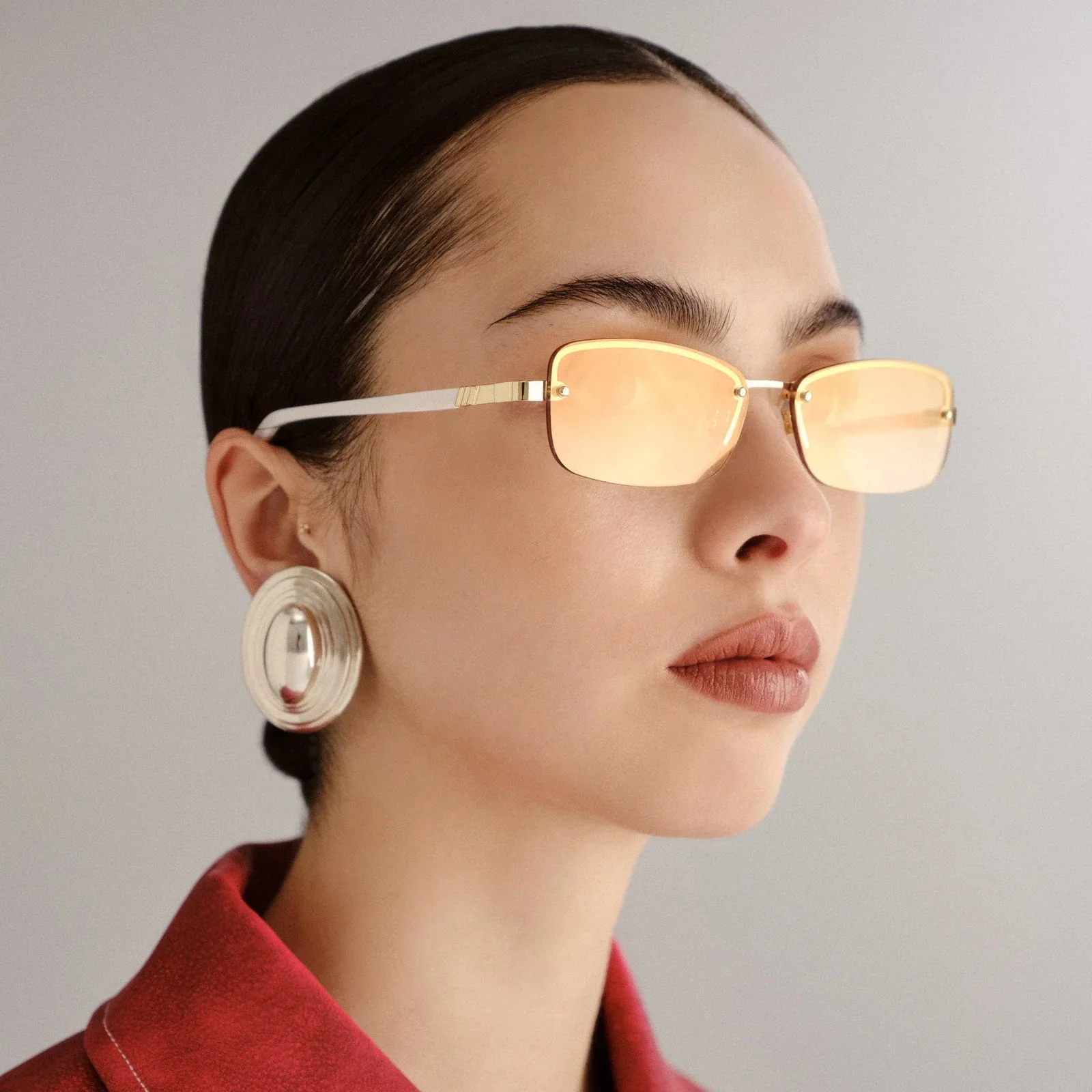 Enigmatic / Gold Ivory & Tan Gradient Flash Mirrored Lens - Image 4