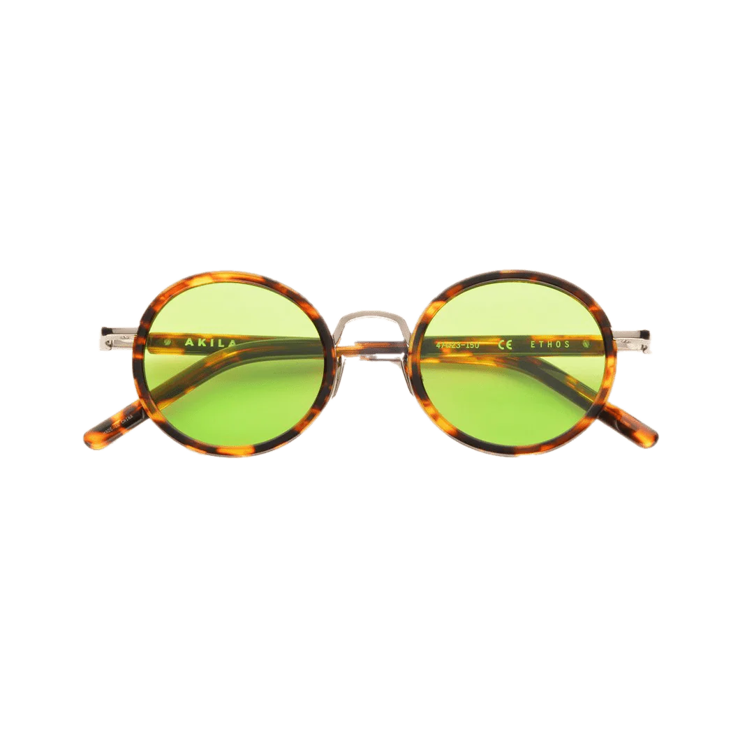 Ethos / Tortoise Acetate & Apple Green Lens