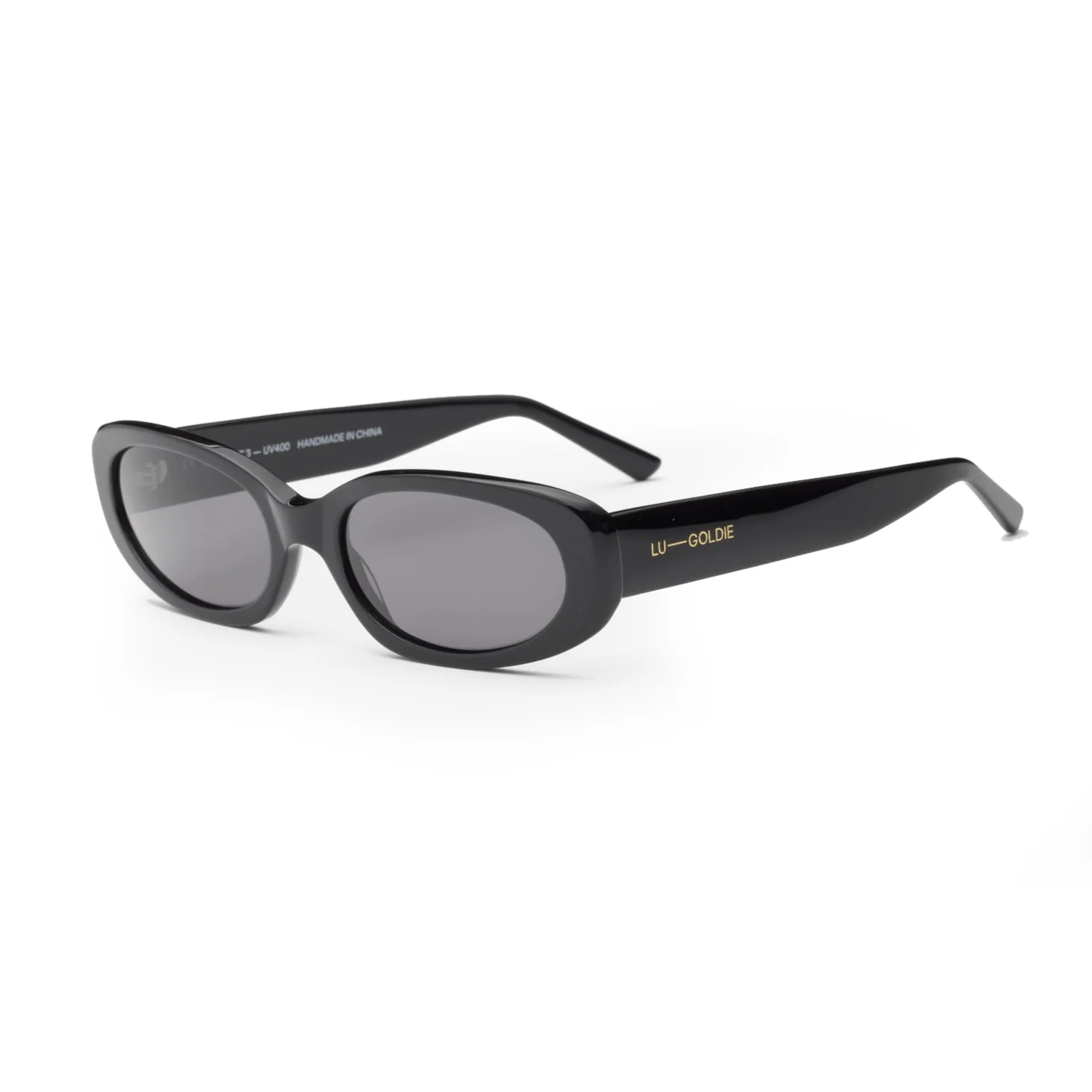 Evie / Black Acetate & Grey Lens - Image 2