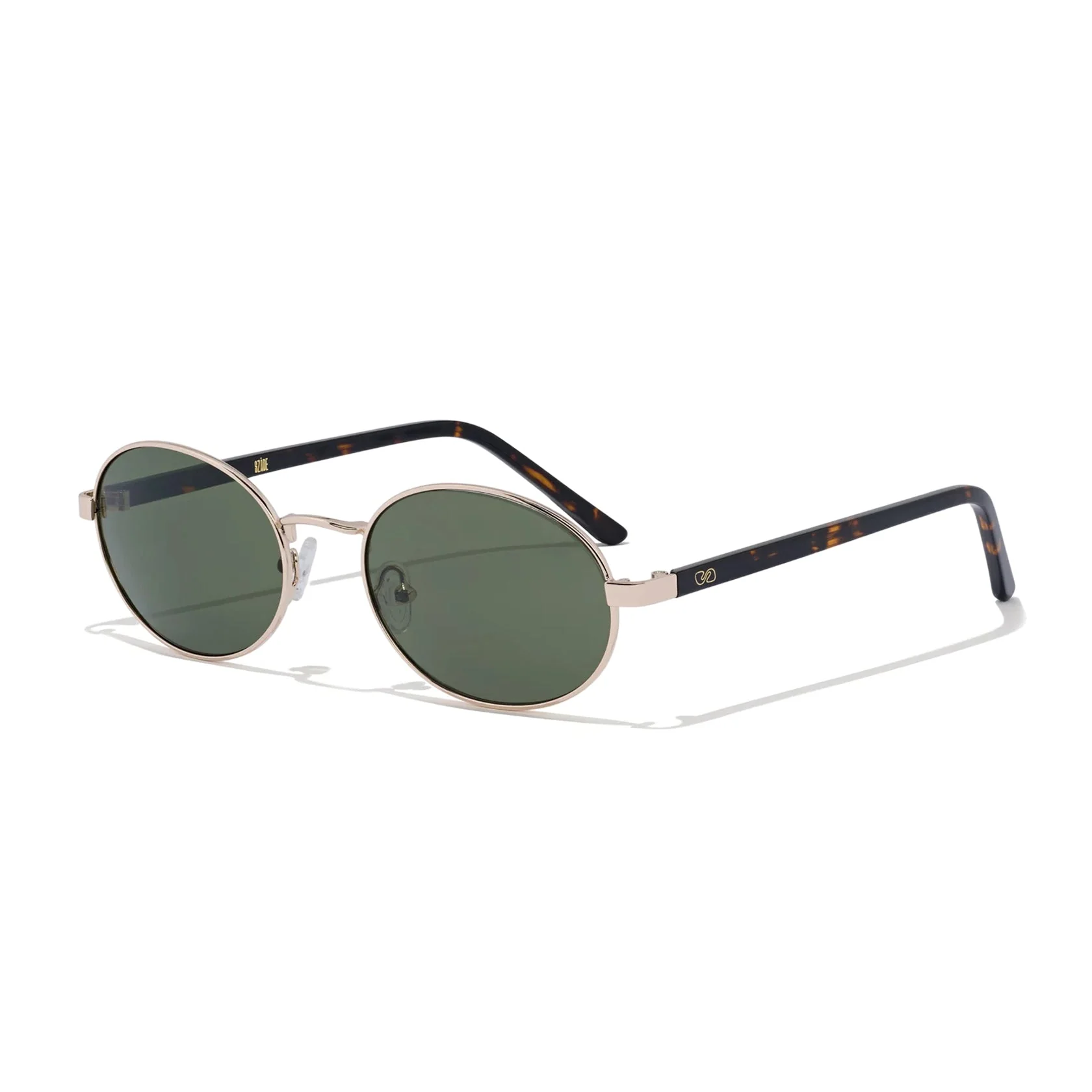 Finch / Polished Gold & Moss Lens - Image 2