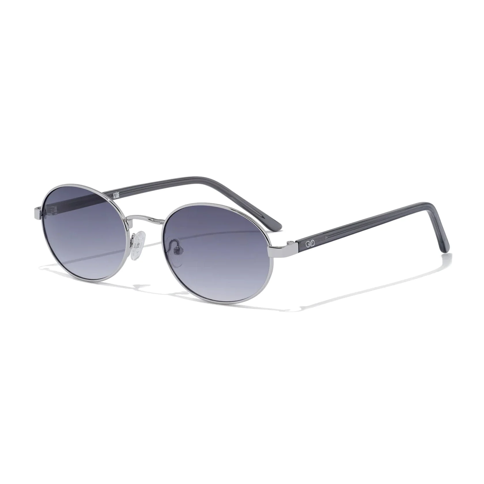 Finch / Polished Silver & Charcoal Lens - Image 2
