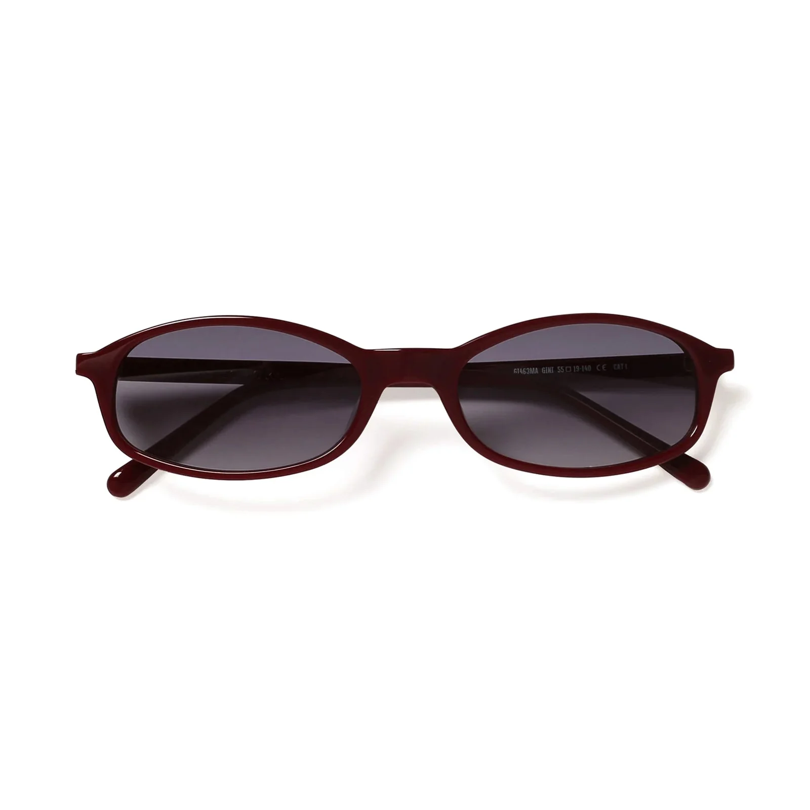 Gini / Maroon & Gradient Grey Lens