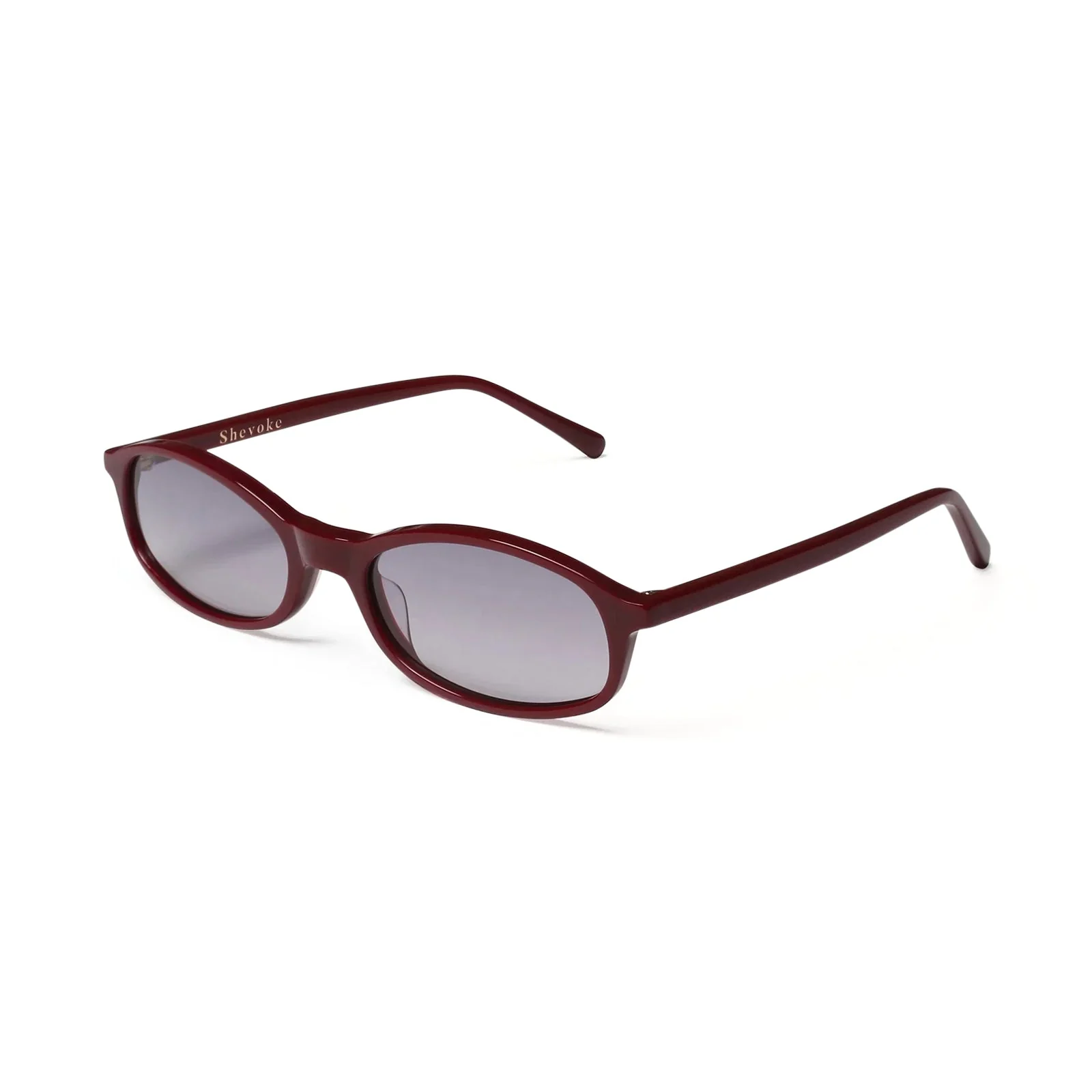 Gini / Maroon & Gradient Grey Lens - Image 2