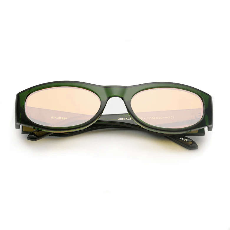 Gust / Dark Green & Transparent Orange Lens