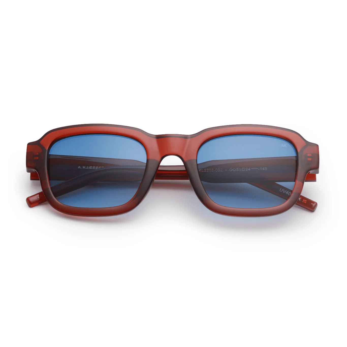 Halo / Brown Transparent & Blue Lens