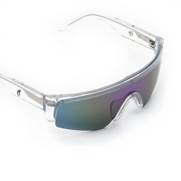 X Charli Cohen / Halo / Clear Acetate & Purple-Green Mirror Lens - Image 2