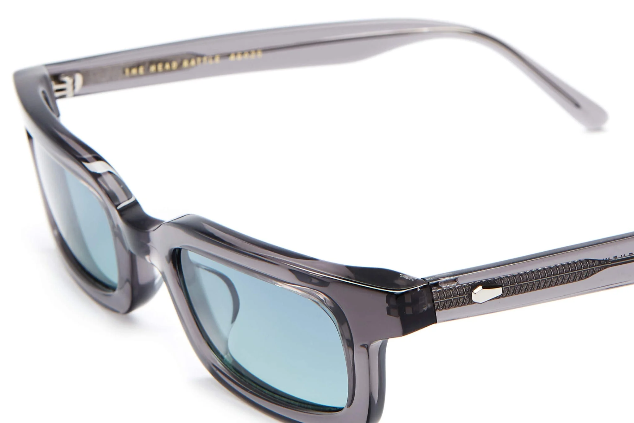 The Head Rattle / Crystal Smoke Bio & Sky Blue Lens - Image 4