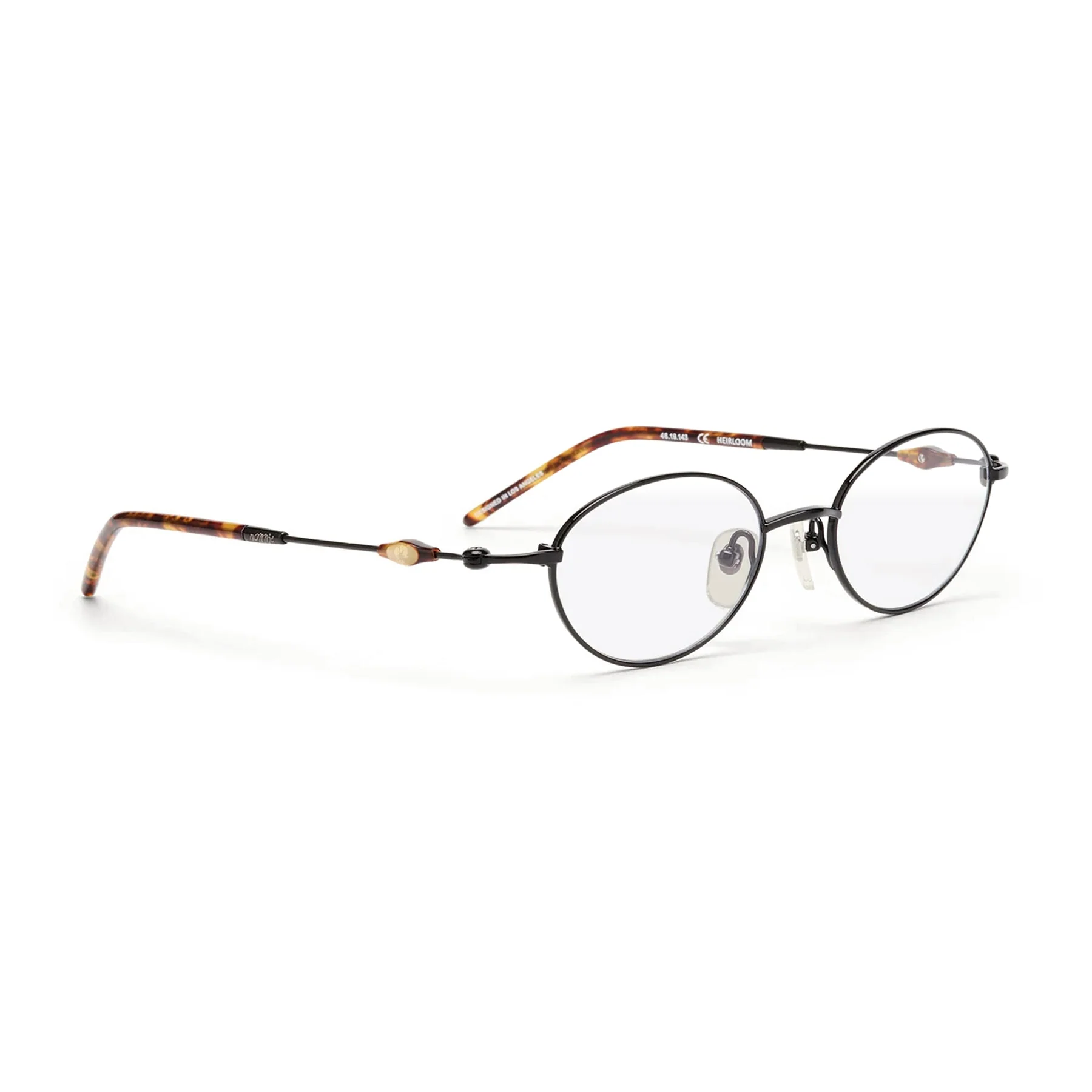 Heirloom Optical / Black Tortoise Titanium & Blue-Light Lens - Image 2
