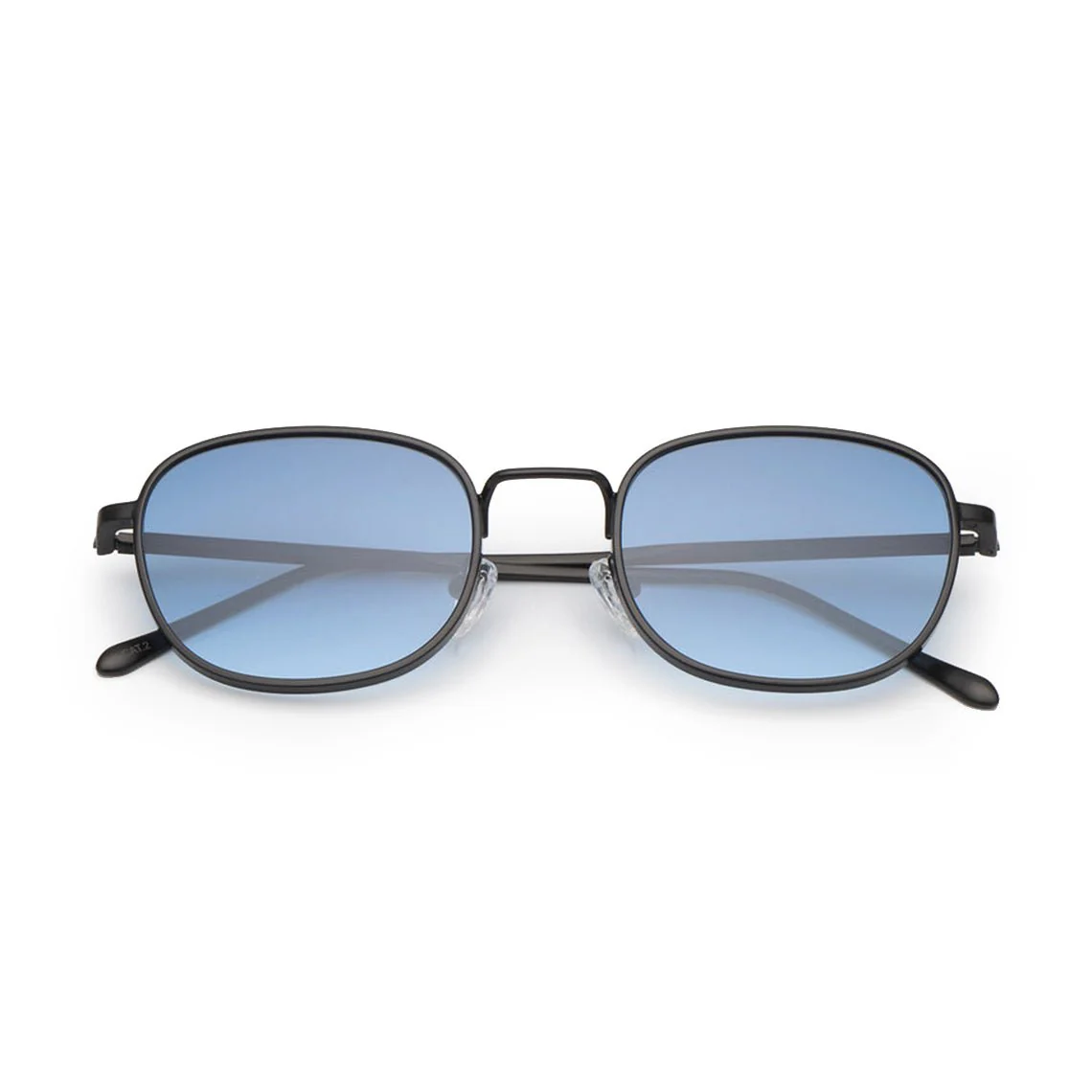Hello / Matte Black & Blue Gradient Lens