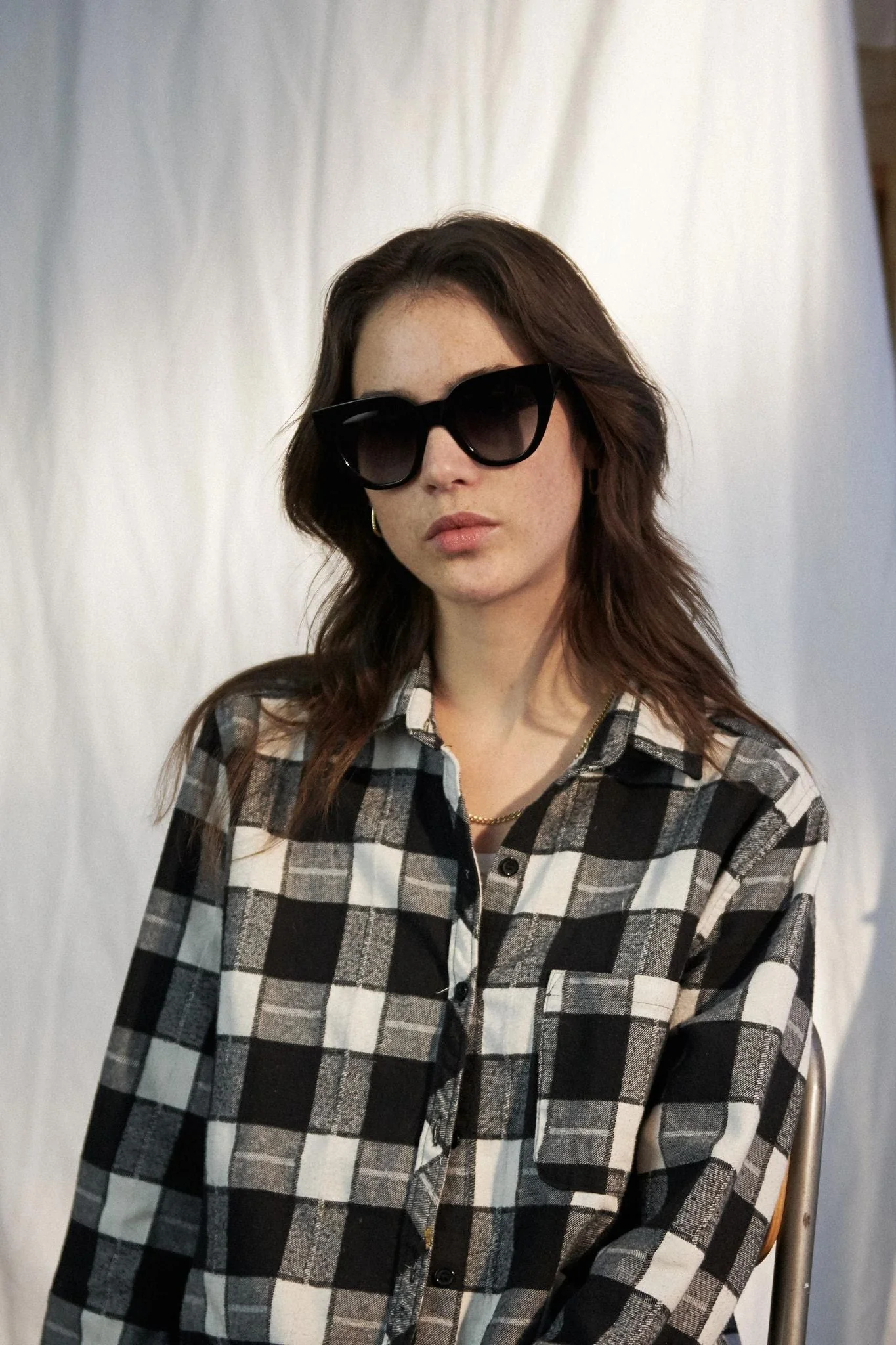 Hilma / Black Acetate & Grey Gradient Lens - Image 3