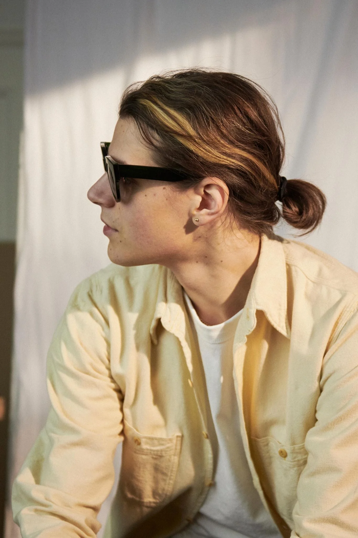Hilma / Black Acetate & Grey Gradient Lens - Image 5