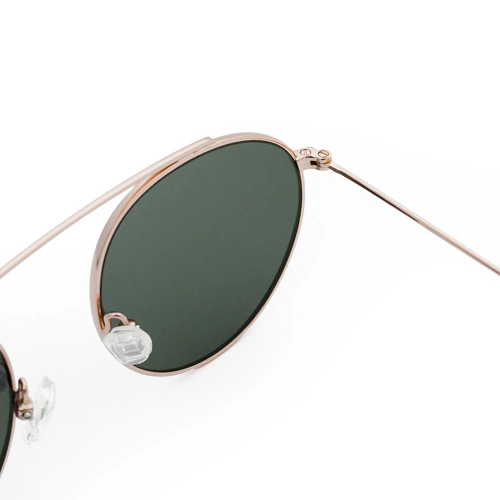 Iota / Gold Metal & Green Solid Lens - Image 3