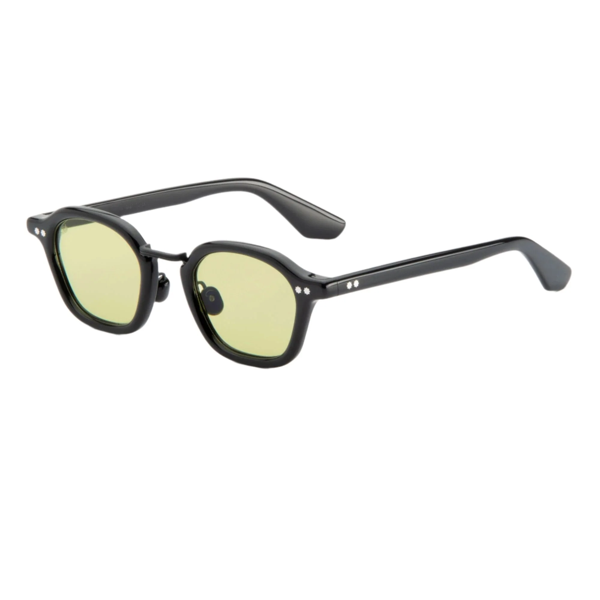 Iris / Black Acetate & Light Green Lens - Image 2