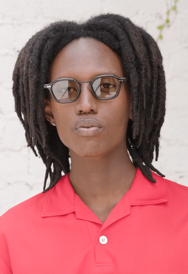 Iris / Black Acetate & Light Green Lens - Image 3