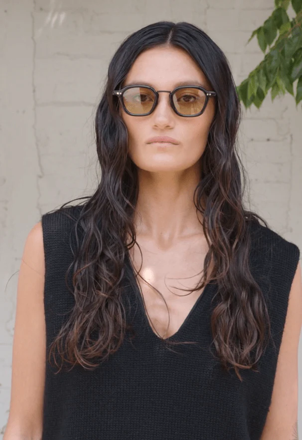 Iris / Black Acetate & Light Green Lens - Image 4
