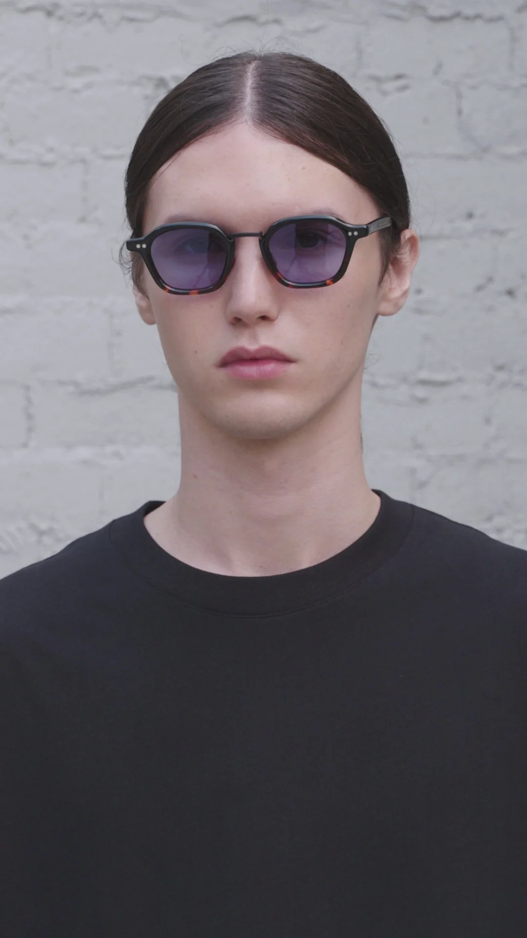 Iris / Black Tortoise Acetate & Blue Lens - Image 3