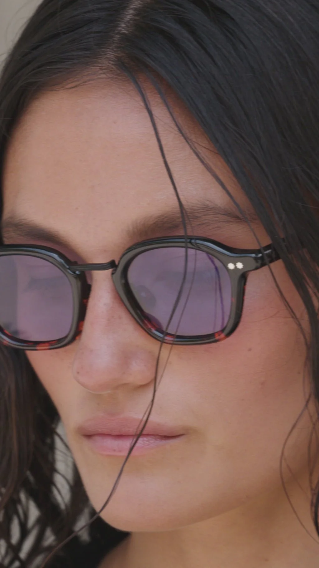 Iris / Black Tortoise Acetate & Blue Lens - Image 5