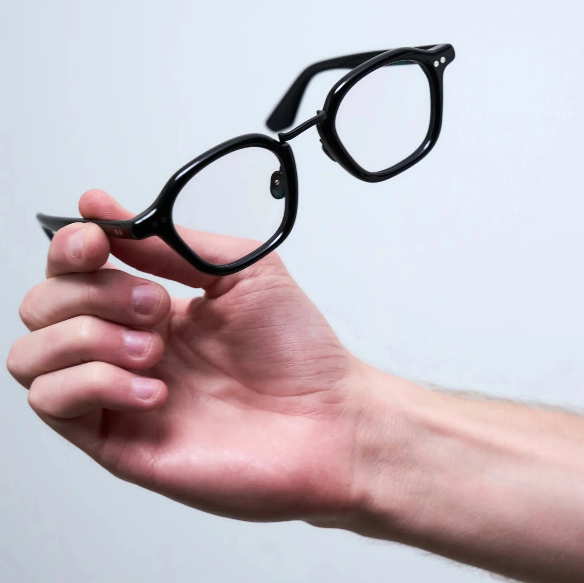 Iris Optical / Black Acetate & Blue-Light Lens - Image 5