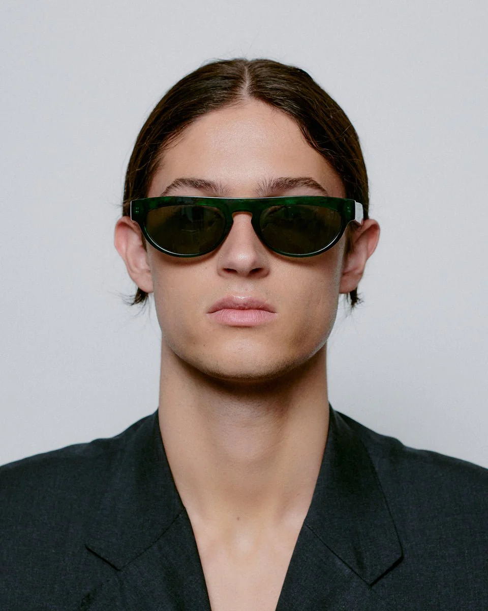 Jake / Green Marble Transparent & Graphite Green Lens - Image 3