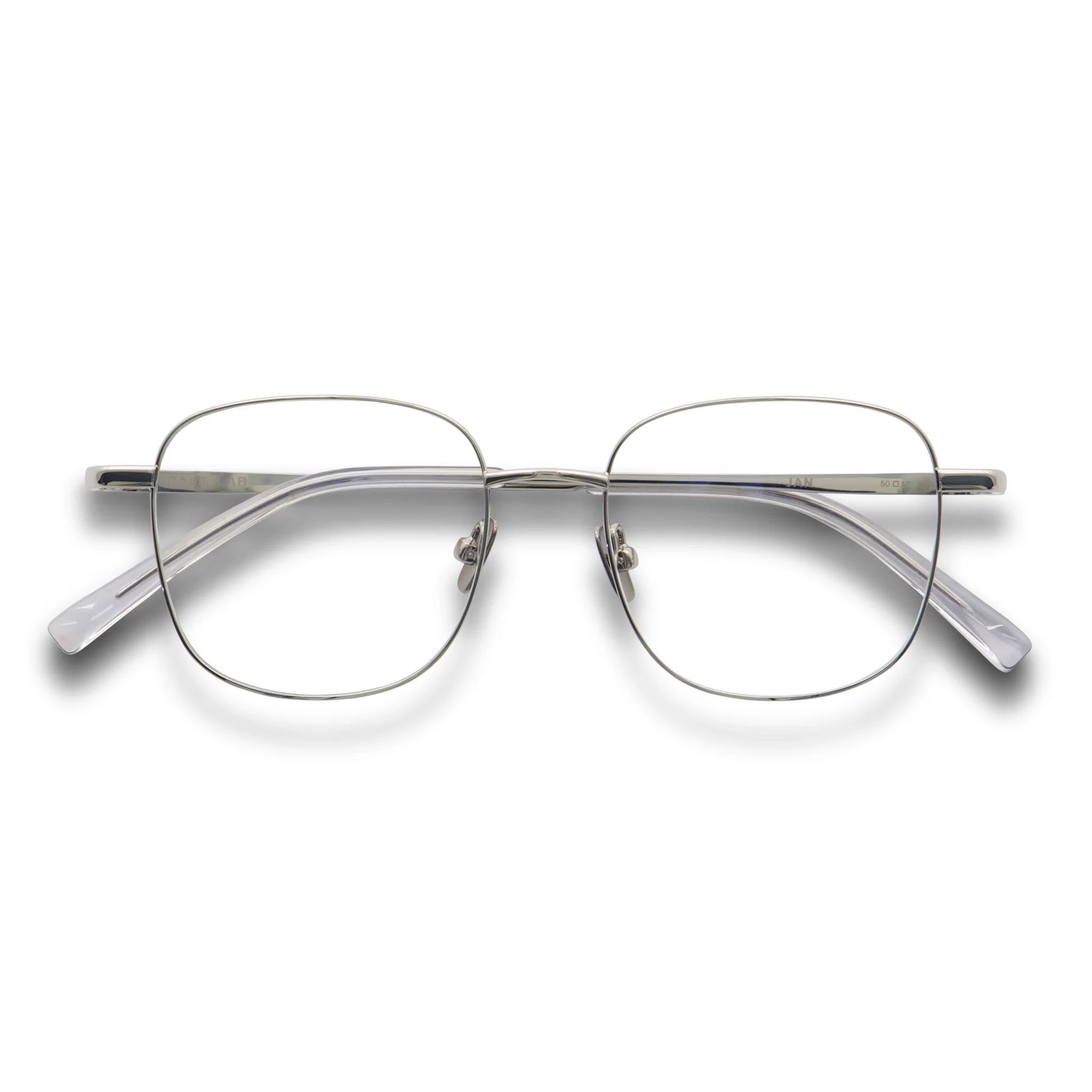 Jan Optical / Silver Metal & Prescription Lens