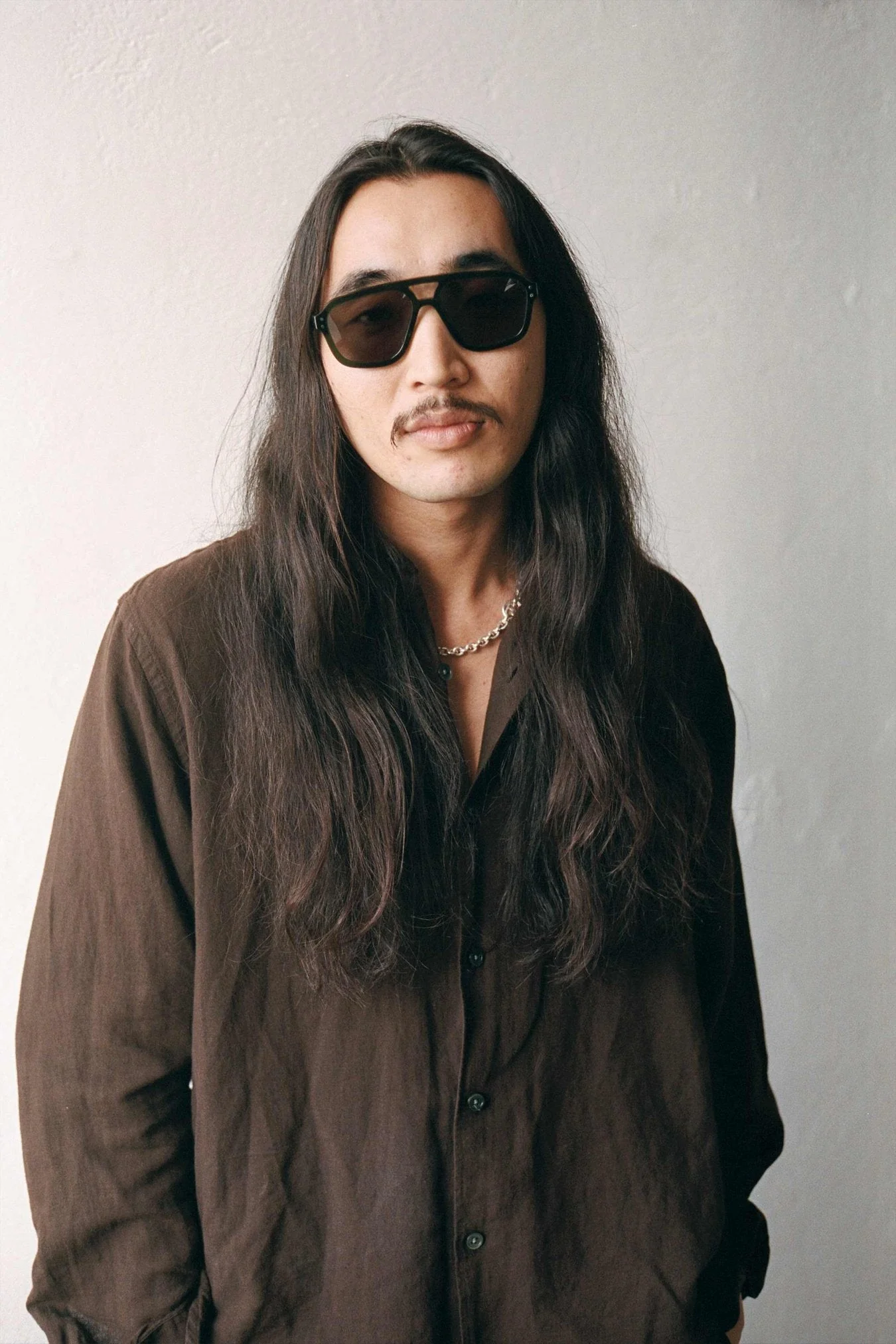 Jet / Black Acetate & Green Solid Lens - Image 4