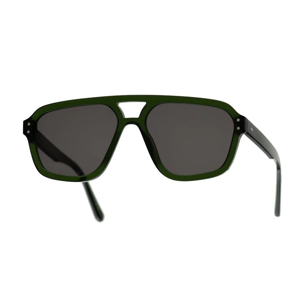Jet / Bottle Green & Grey Solid Lens - Image 2
