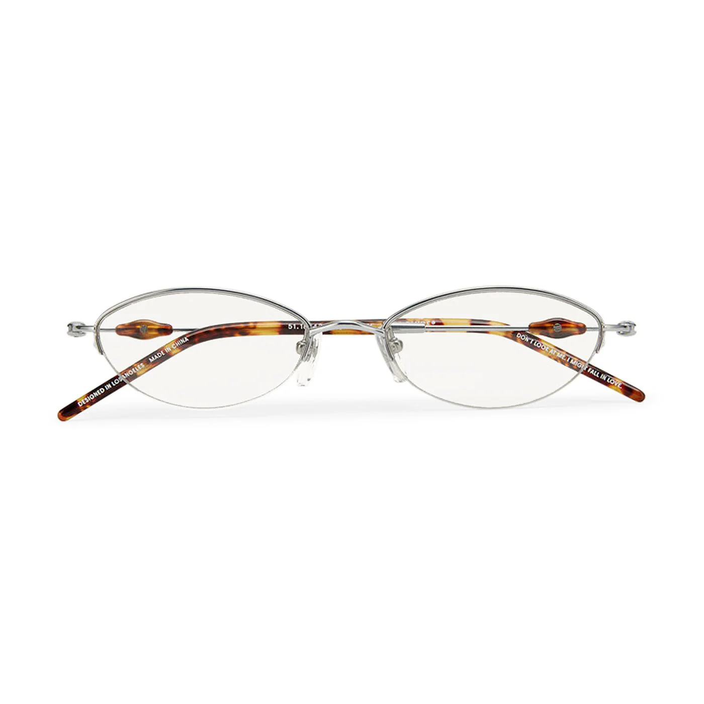 Jewel Optical / Silver Tortoise & Blue-Light Lens