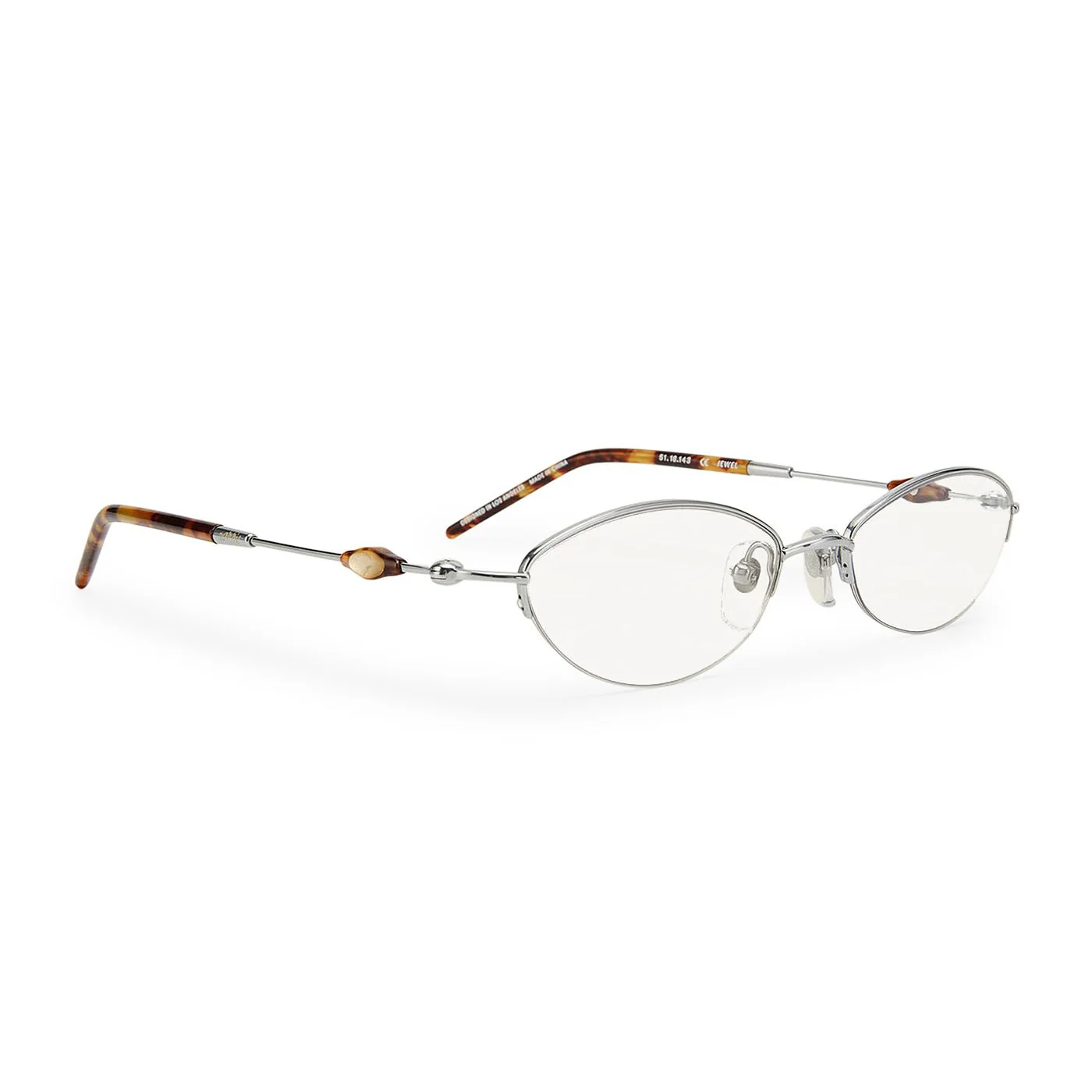 Jewel Optical / Silver Tortoise & Blue-Light Lens - Image 2