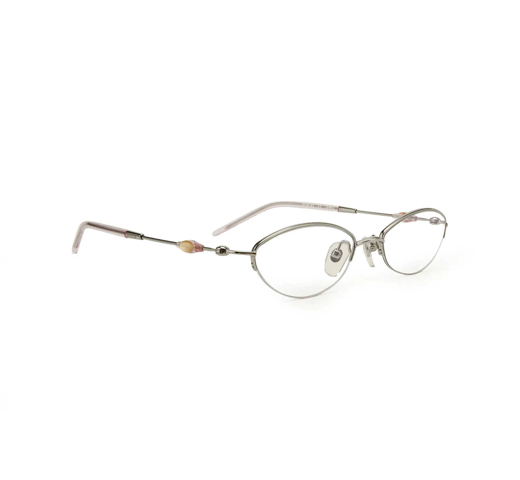 Jewel Optical / Silver Transparent Pink & Blue-Light Lens - Image 2
