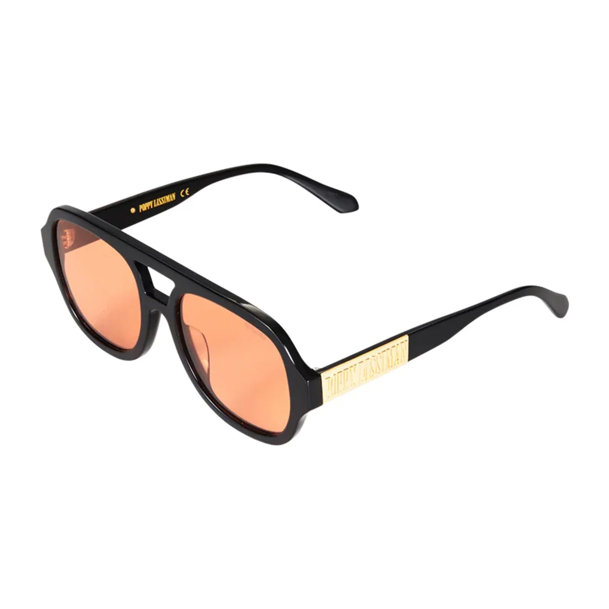 JimBob / Black Acetate & Orange Lens - Image 2