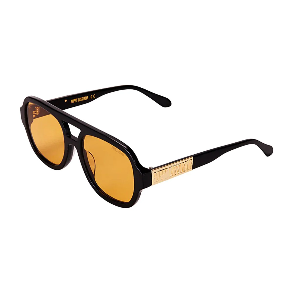 JimBob / Black Acetate & Yellow Lens - Image 2