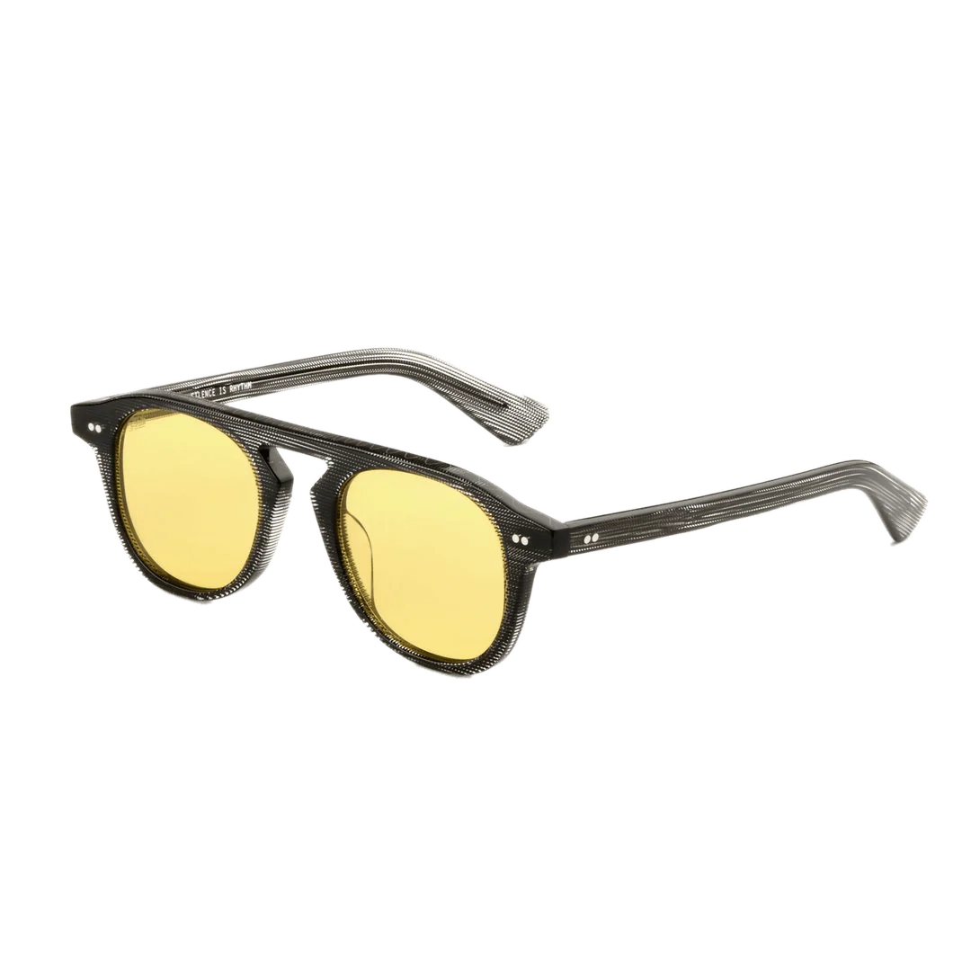 Jive / Grey Moiré Acetate & Yellow Lens - Image 2